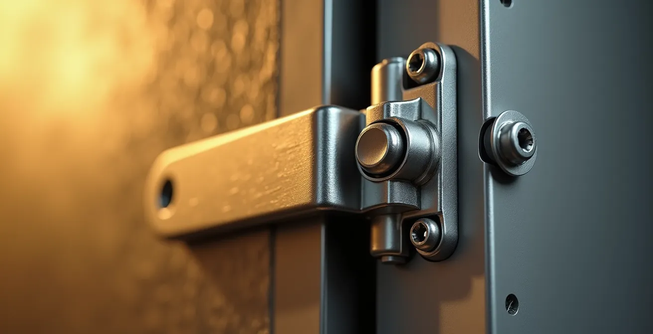 Vue macro d'une charnière de lunettes Cartier en métal précieux